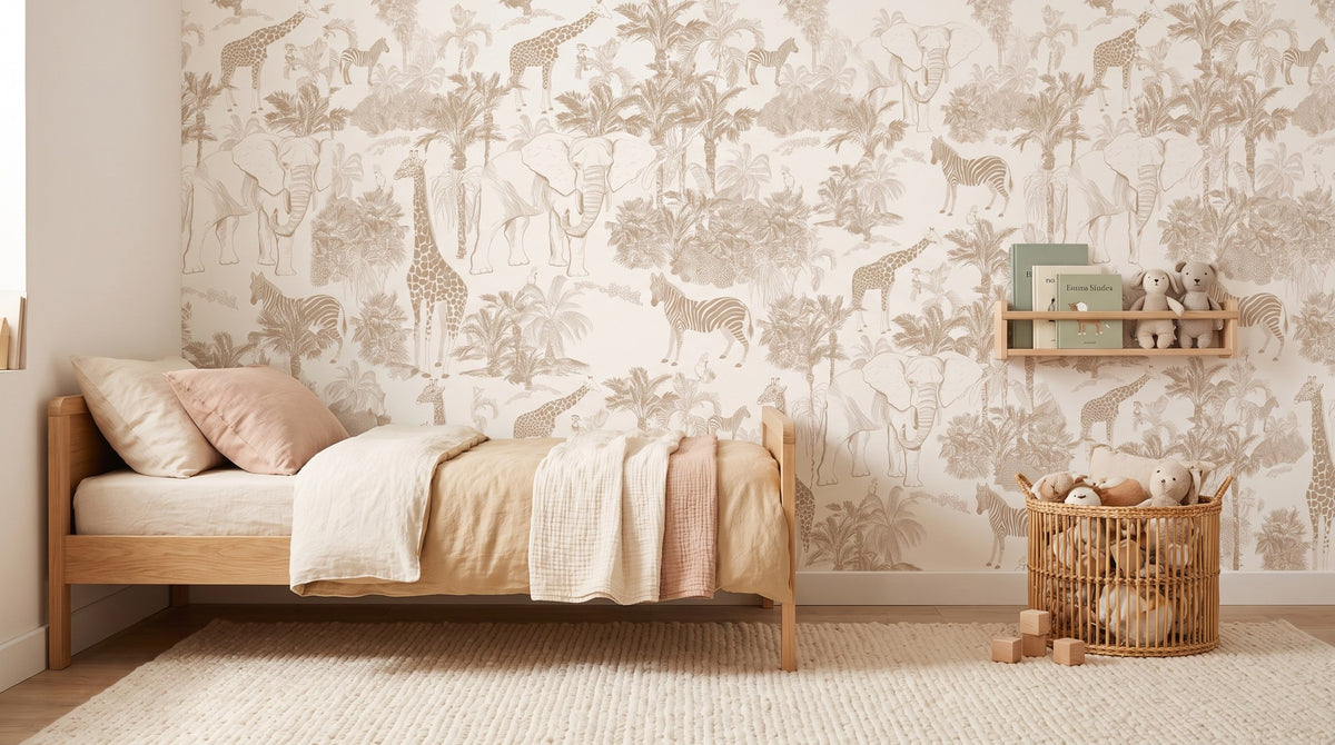 Animaux de safari vintage – ambiance large