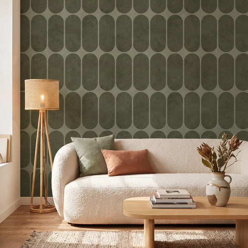 Arches Art déco vert olive – ambiance principale