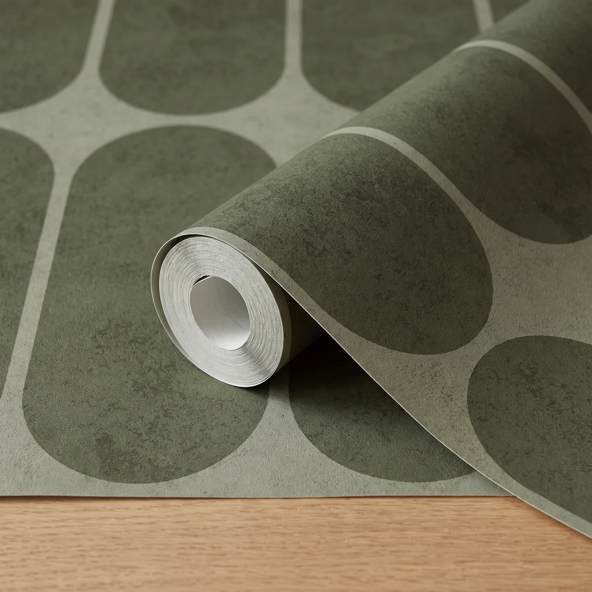 Arches Art déco vert olive – rouleau