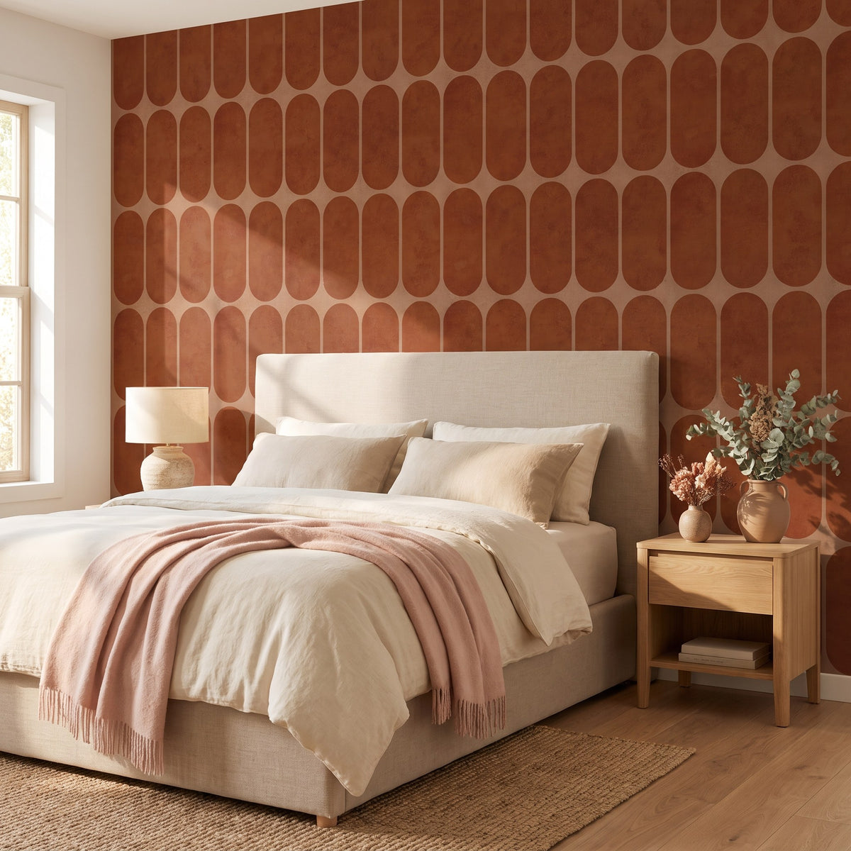 Arches mid-century terracotta – seconde ambiance