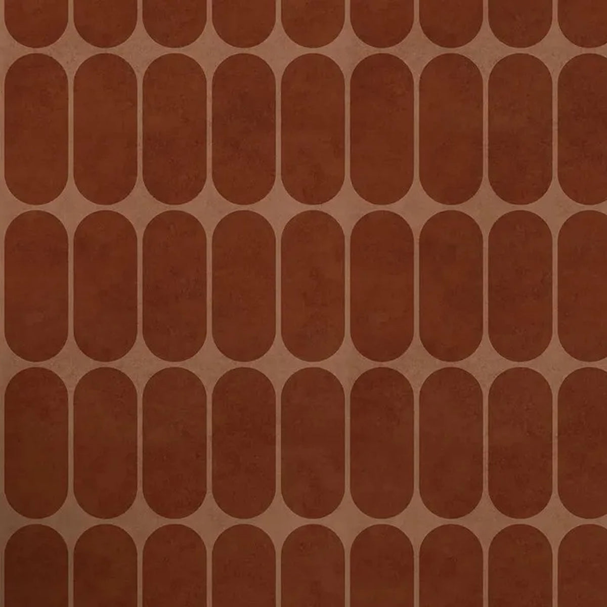 Arches mid-century terracotta – motif à plat