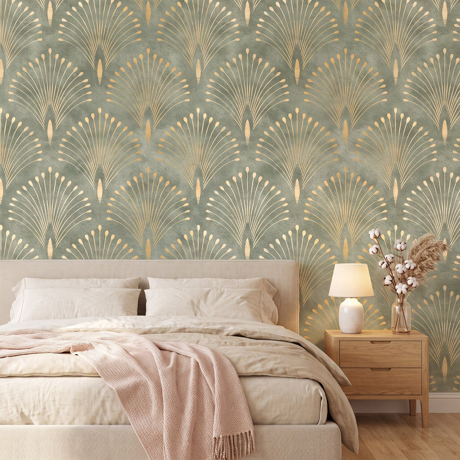 Art déco vert