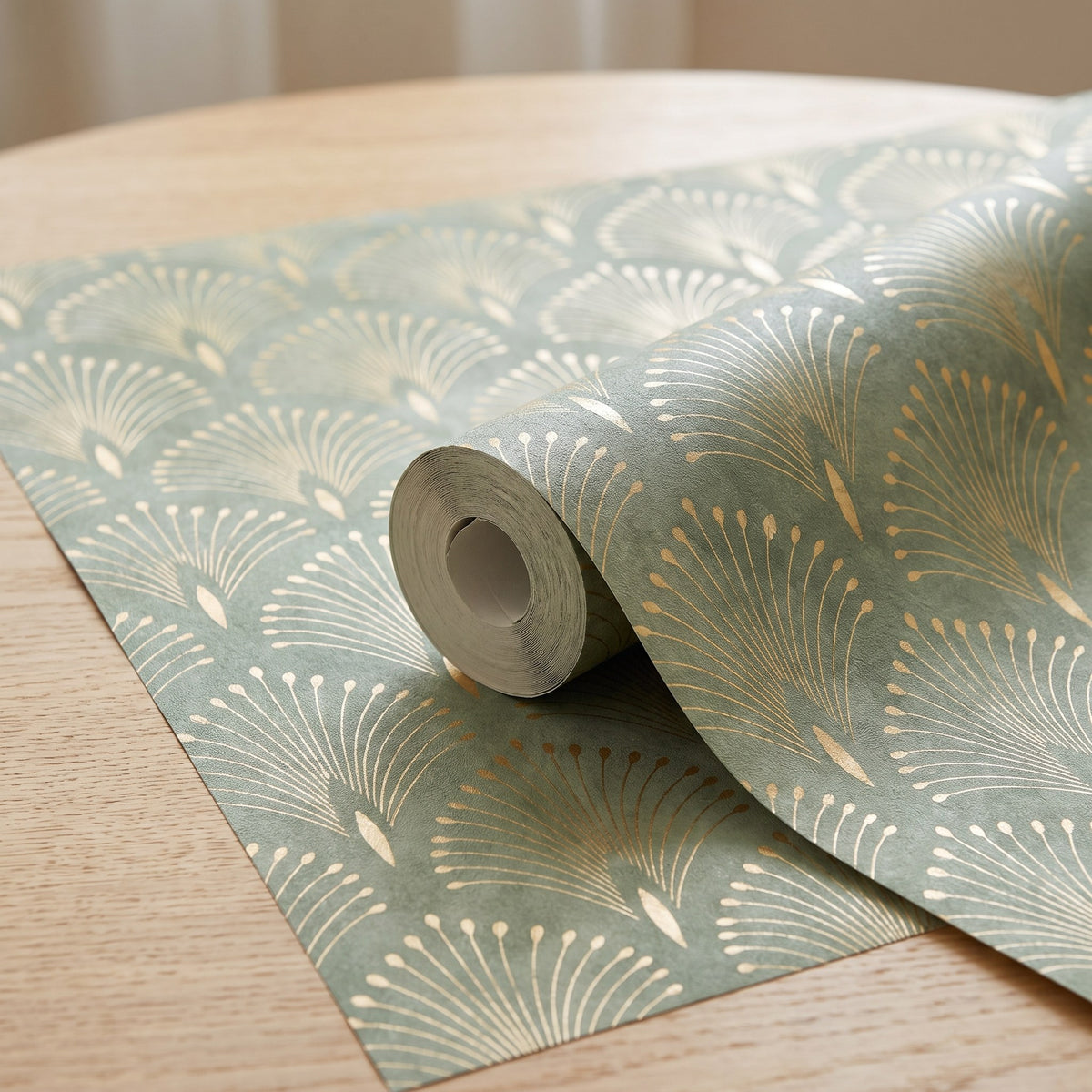Art déco vert – rouleau