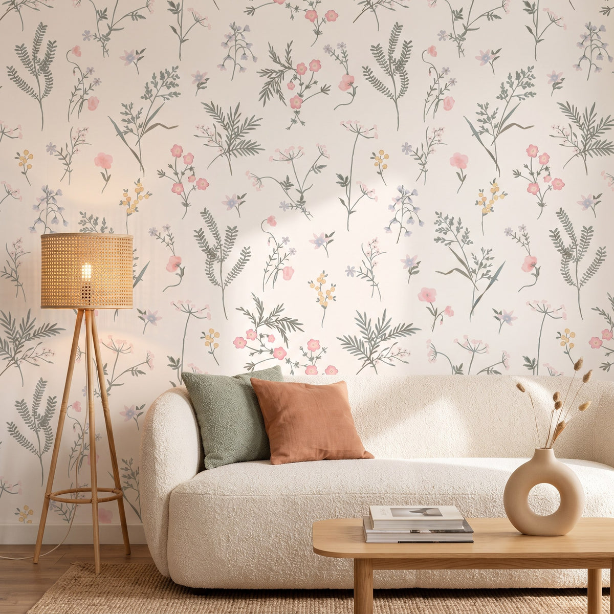 Botanique rose corail – ambiance principale