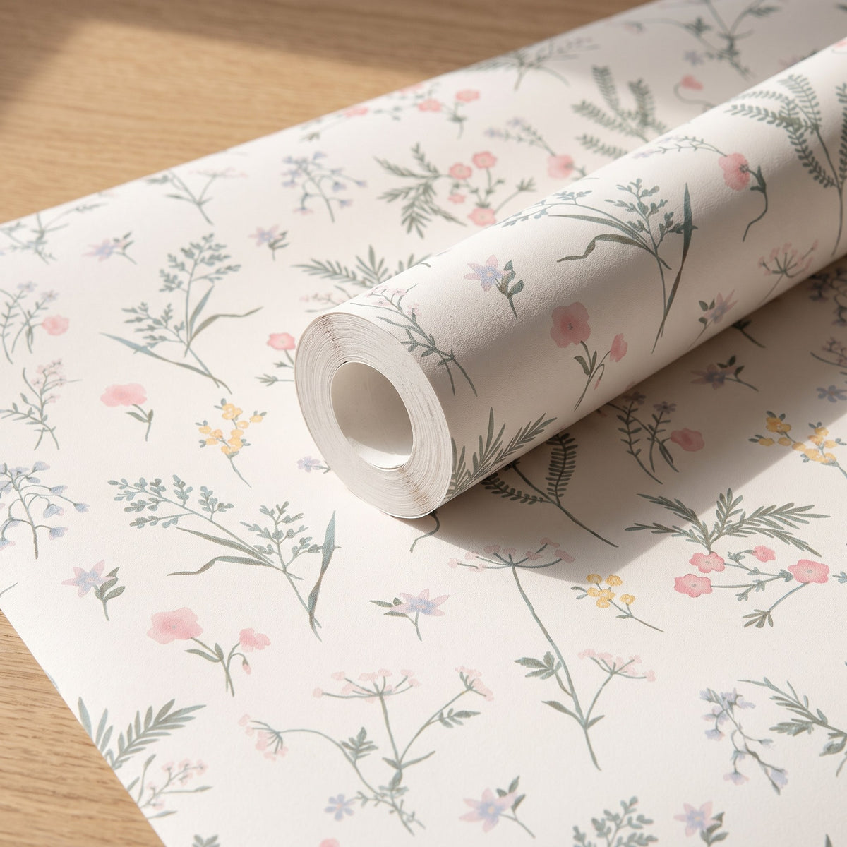 Botanique rose corail – rouleau