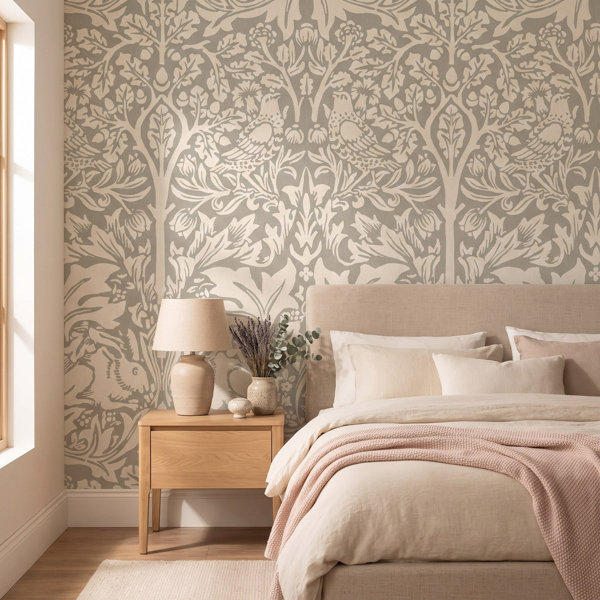 Botanique vintage, lapins et plantes – ambiance principale