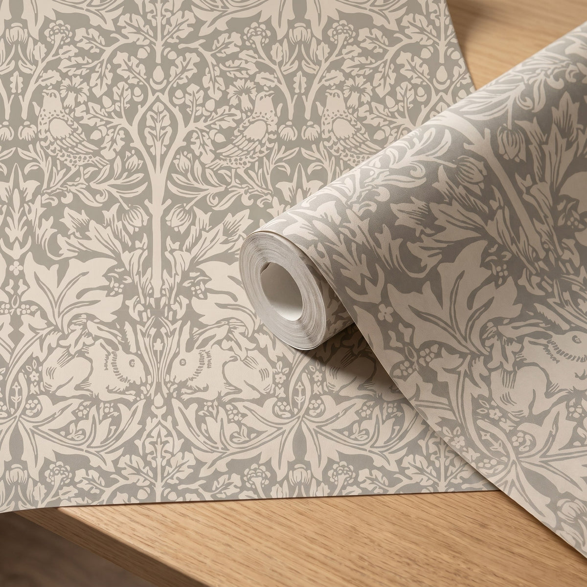Botanique vintage, lapins et plantes – rouleau
