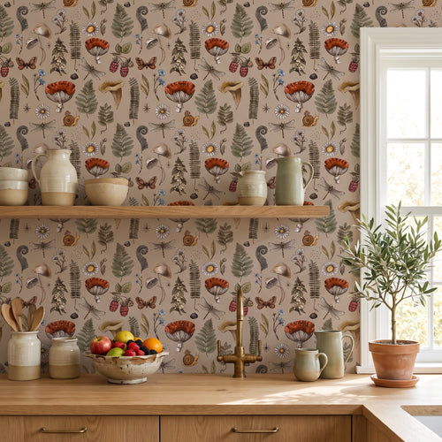 Champignons et sous-bois vintage – ambiance principale