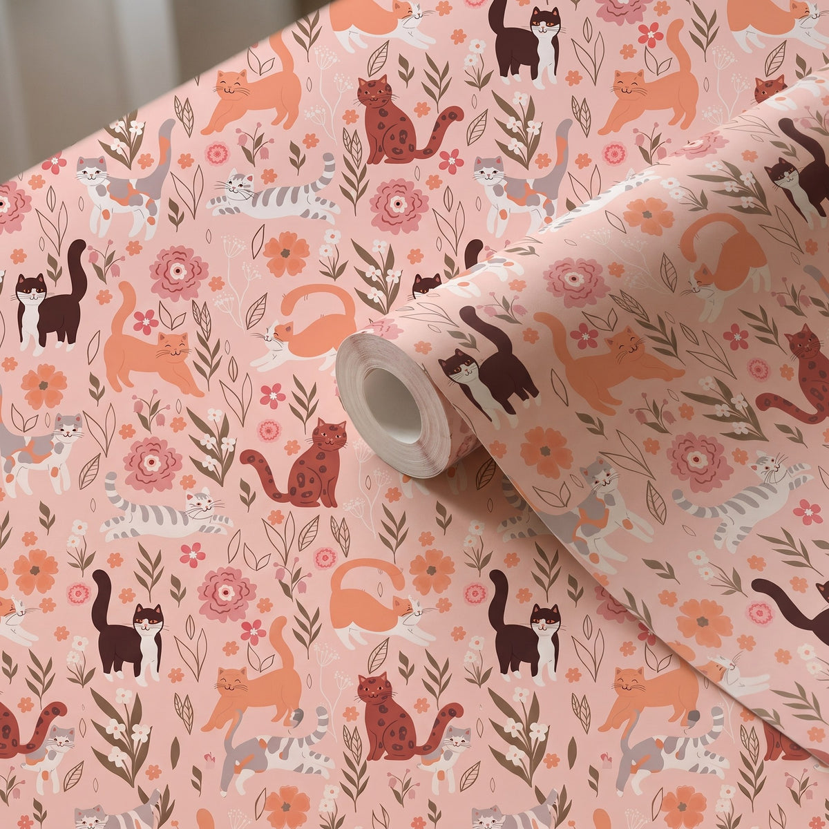 Chats pour chambre d'enfant – rouleau