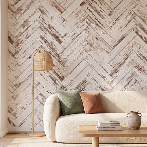Effet bois en chevrons – ambiance principale