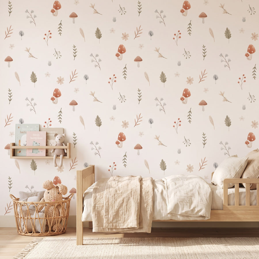 Feuillage sur fond blanc