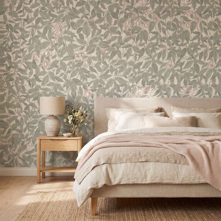 Feuillage vert vintage