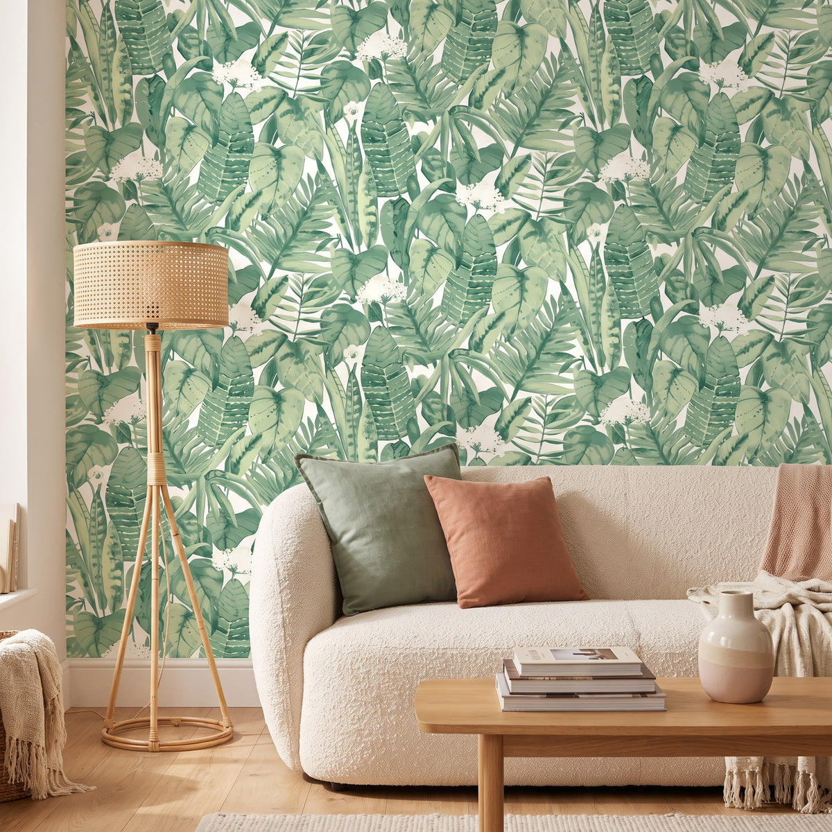 Feuilles de palmier vertes – seconde ambiance