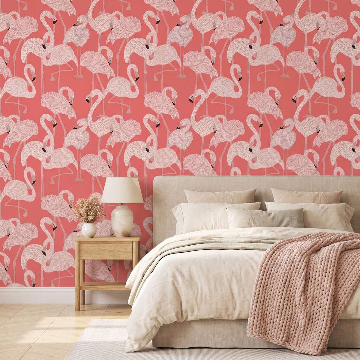 Flamants roses tropicaux – seconde ambiance