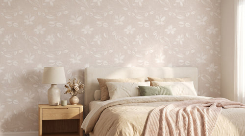 Floral beige bohème – ambiance large