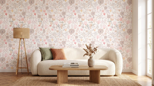Floral bohème rose – ambiance large