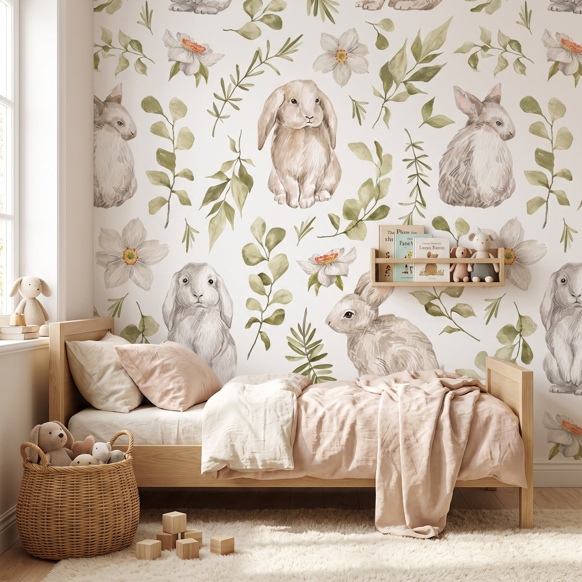 Lapins et fleurs – ambiance principale