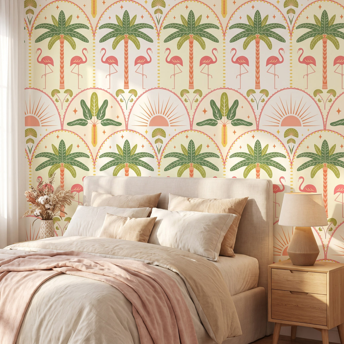 Oasis tropicale, palmiers et animaux – seconde ambiance