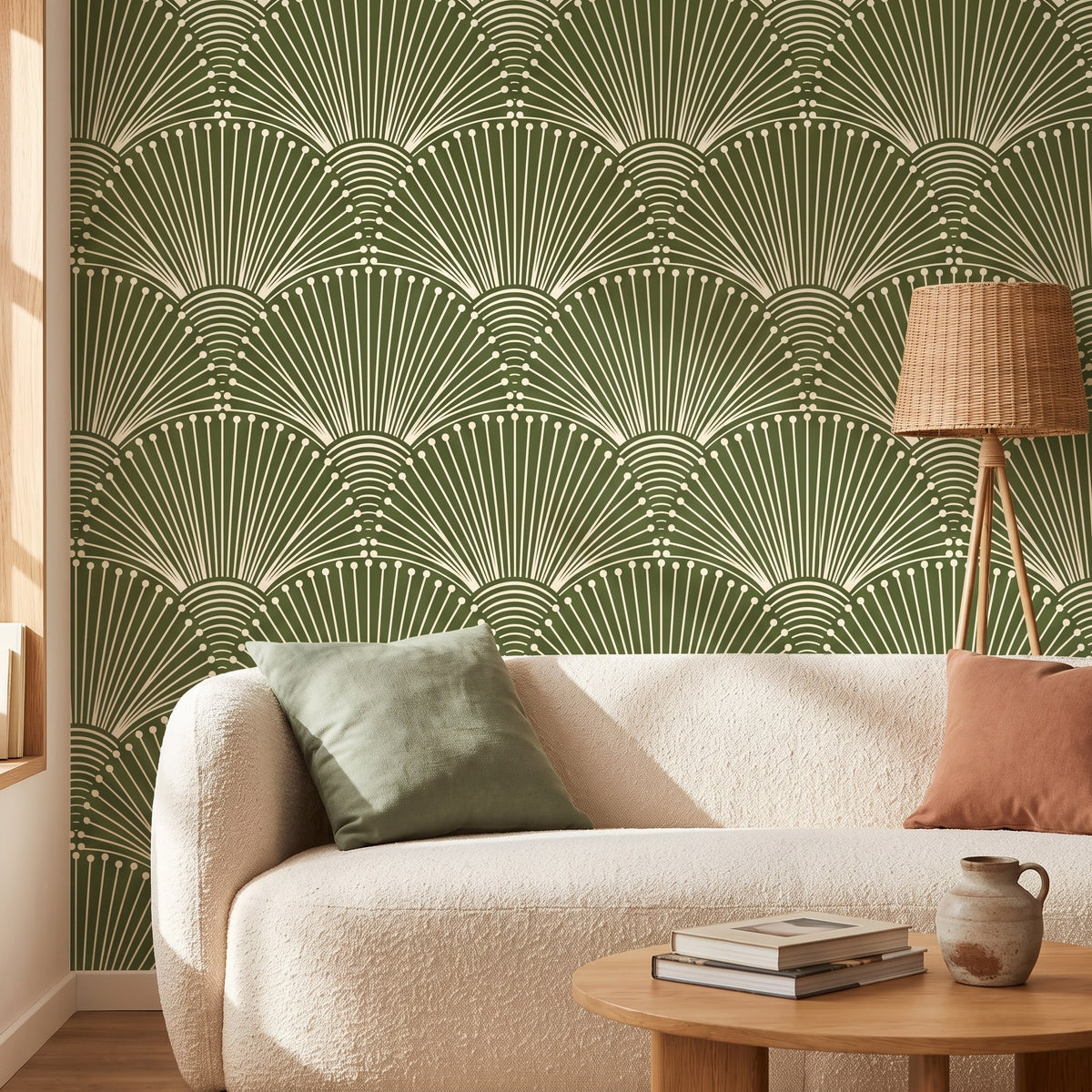 Palmiers verts géométriques – seconde ambiance