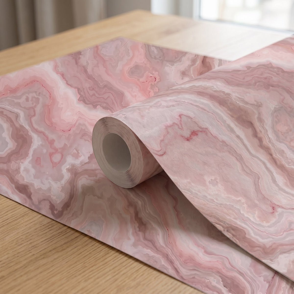 Panoramique effet onyx rose – rouleau