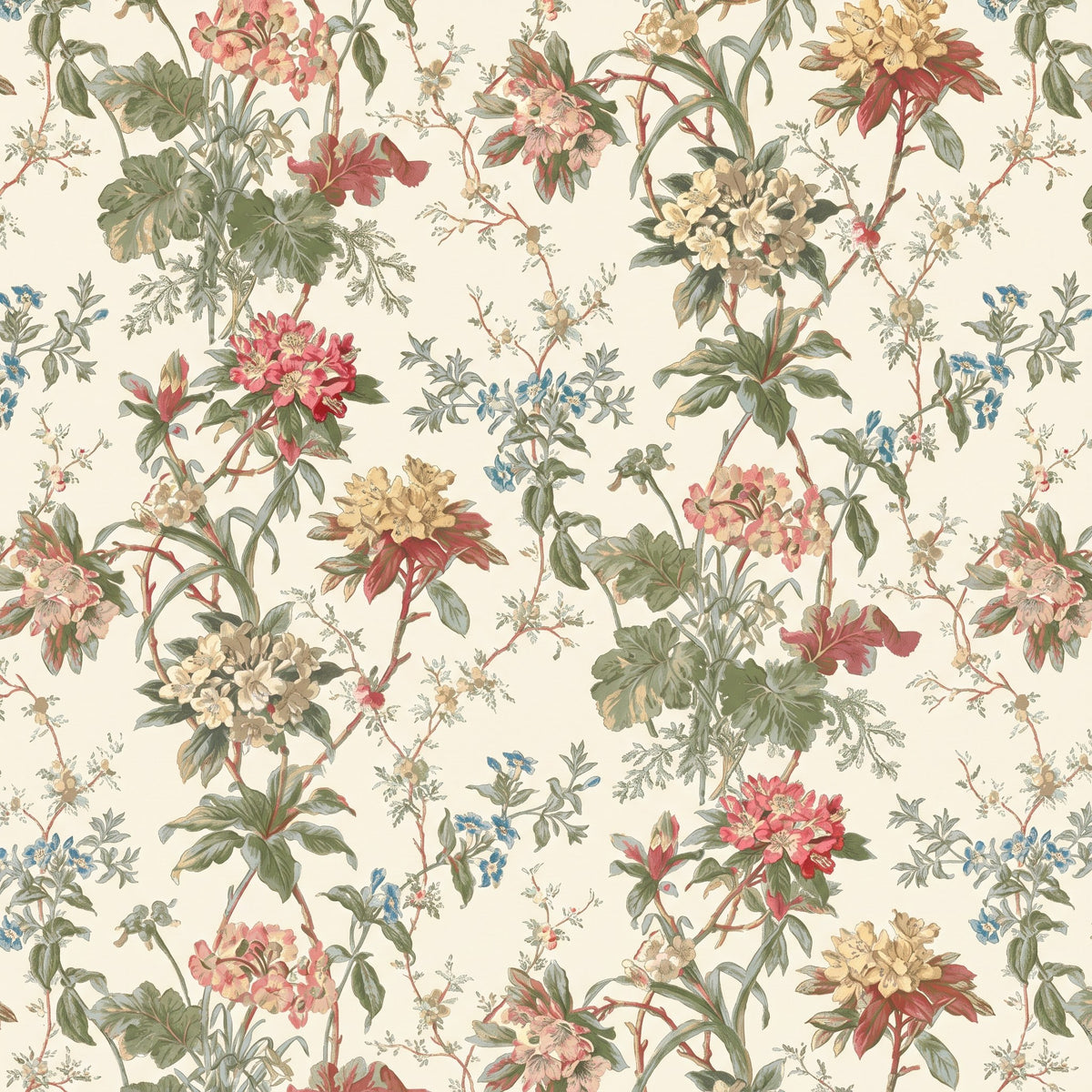 Petites fleurs vintage – motif à plat