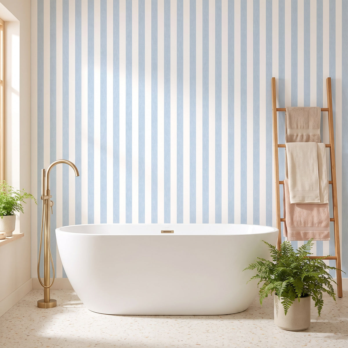Rayures bleu et blanc – ambiance principale
