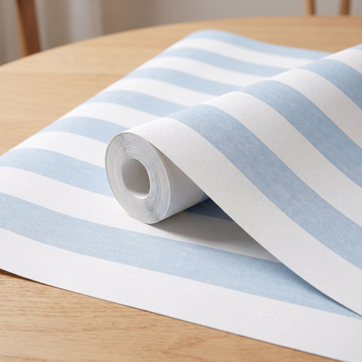 Rayures bleu et blanc – rouleau
