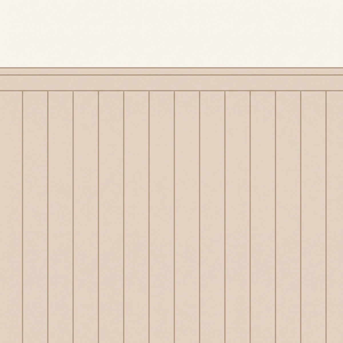 Soubassement beige – motif à plat