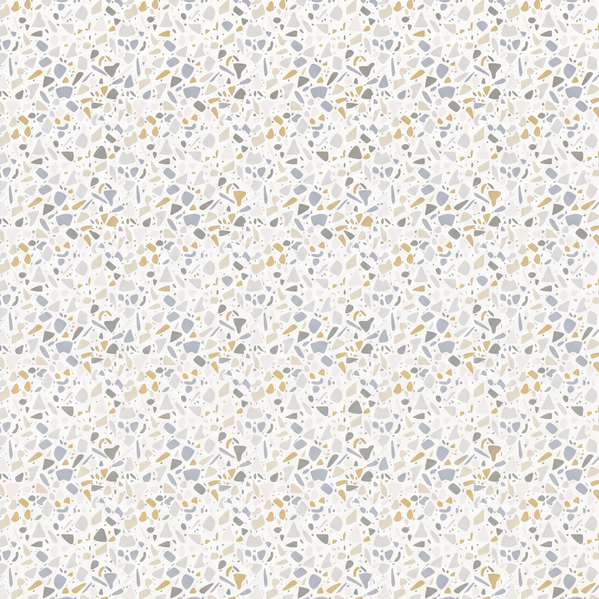 Terrazzo gris et jaune – motif à plat