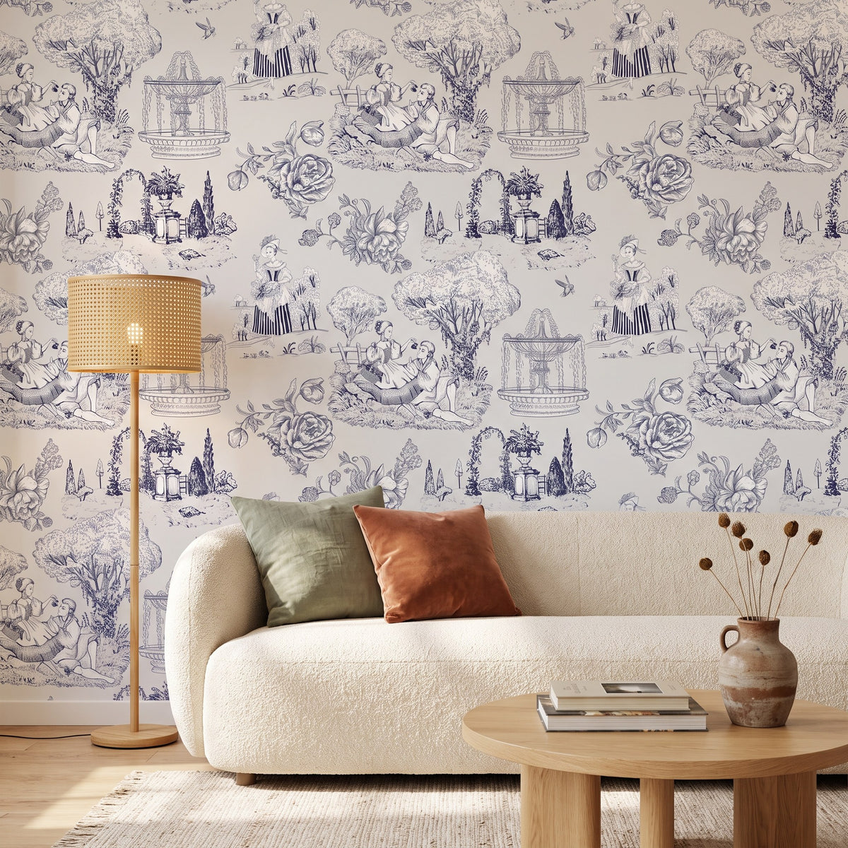 Toile de Jouy classique – ambiance principale