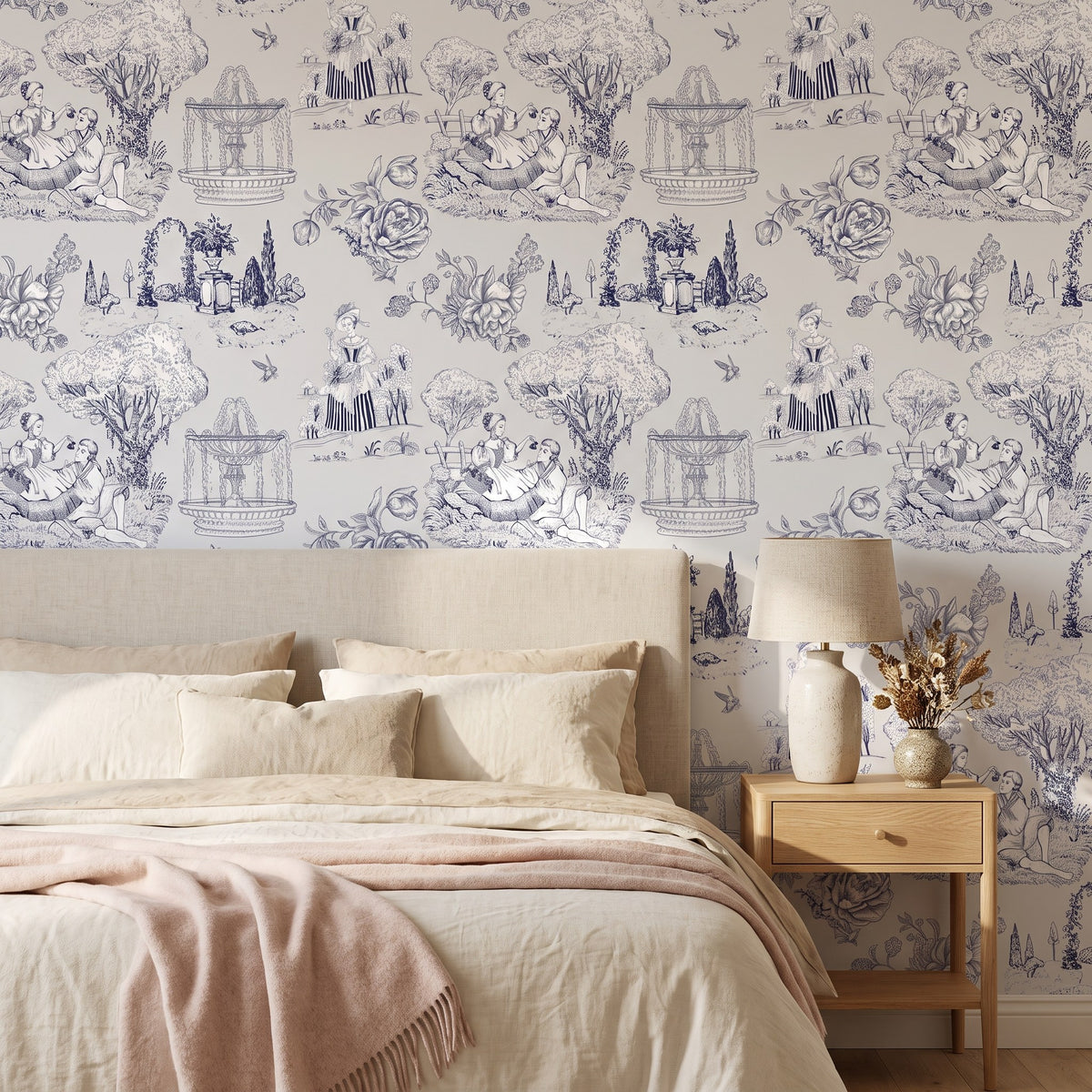 Toile de Jouy classique – seconde ambiance