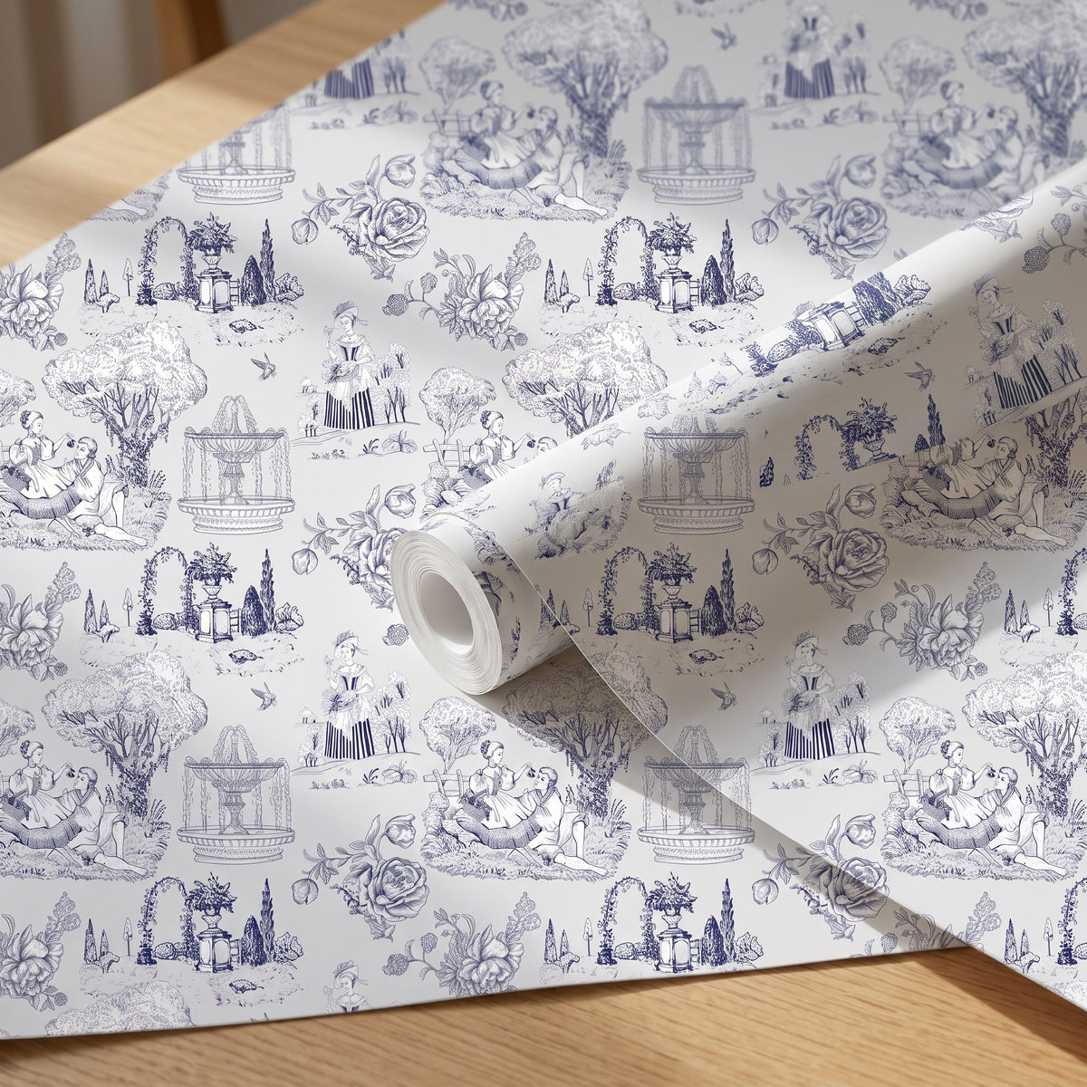 Toile de Jouy classique – rouleau